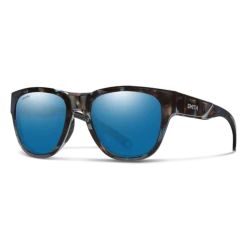 Smith Optics Rockaway Sky Tortoise Frame / Glass Blue Mirror Lens Polarised Sunglasses