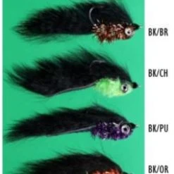 Felty's Flies Bass Bunny BL/OR