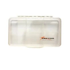 Fly Boxes Factor Clear 6 Compartment Fly Box