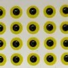 Beads, Eyes & Rattles Mango Fishing Jurassic Eyes - Hot Yellow Black 6mm -Apparel || Fly-Fishing Sales jurrasic hot yellow black 24165.1556091268.386.513