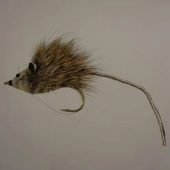 Flies EJ Todd Natural Mouse Pre-Tied Fly 3/0