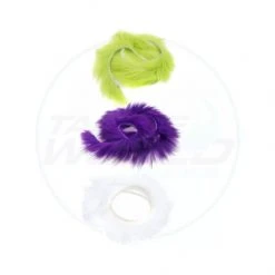 Natural Materials EJ Todd Wapsi Rabbit Zonkers Magnum Cut Fly Tying Material